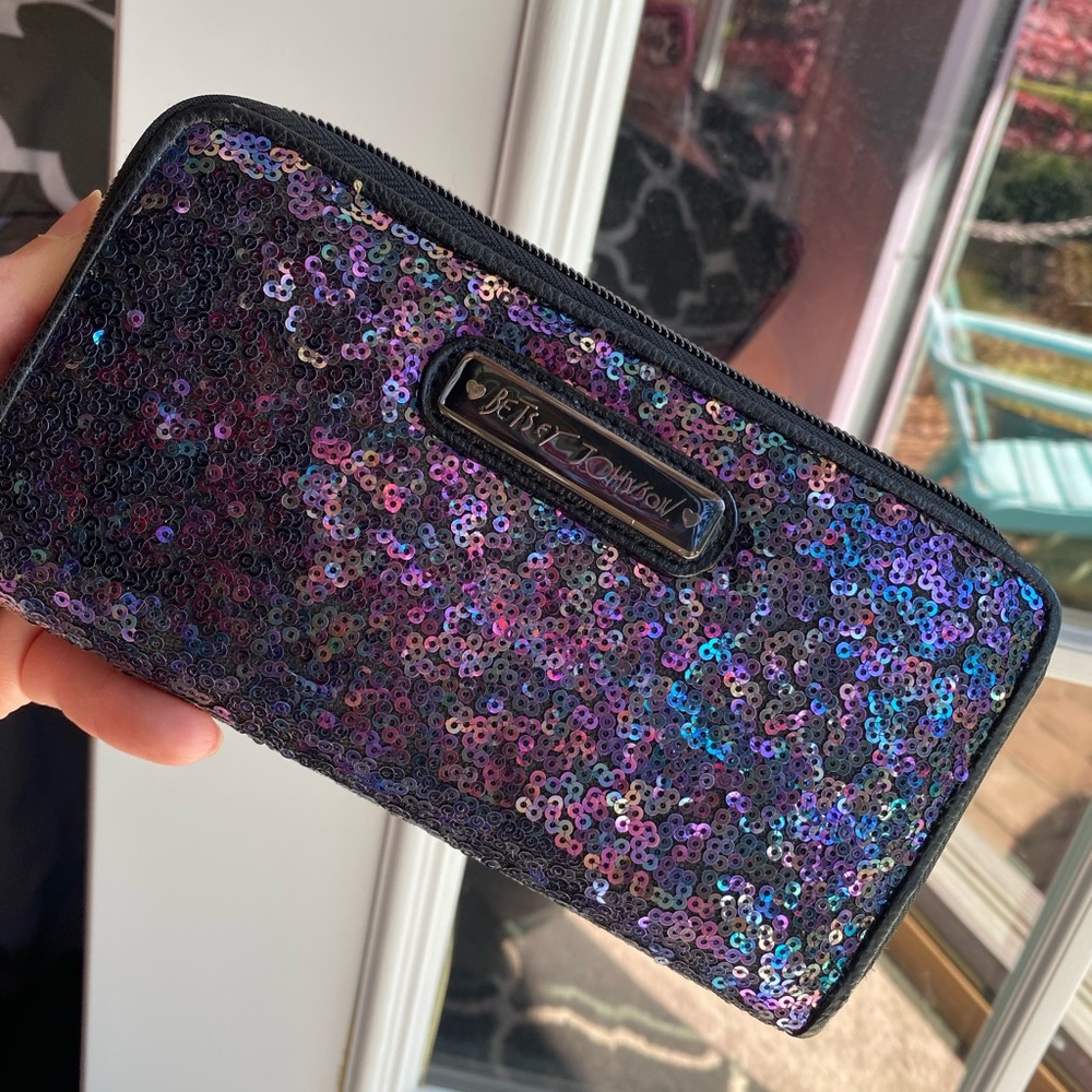 Betsey Johnson sparkle wallet